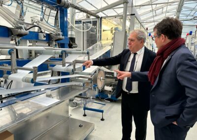 Visite de l'entreprise Paul Boyé Technologies à Labarthe-sur-Léze le 18 novembre 2023.