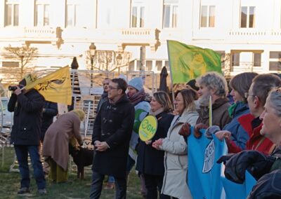 Manifestation contre le projet de dérégulation des Nouveaux OGM à Bruxelles, le 11 janvier